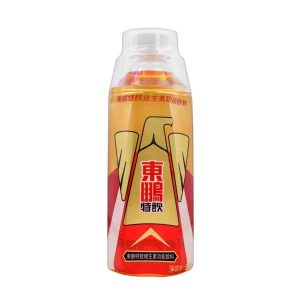 botella de Dongpeng Special Drink, una bebida energética de vitaminas china.