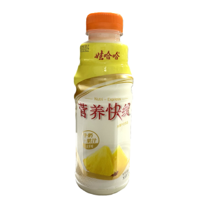 Batido de Leche Afrutada Nutri-Express de Wahaha, específicamente en su presentación de sabor piña.